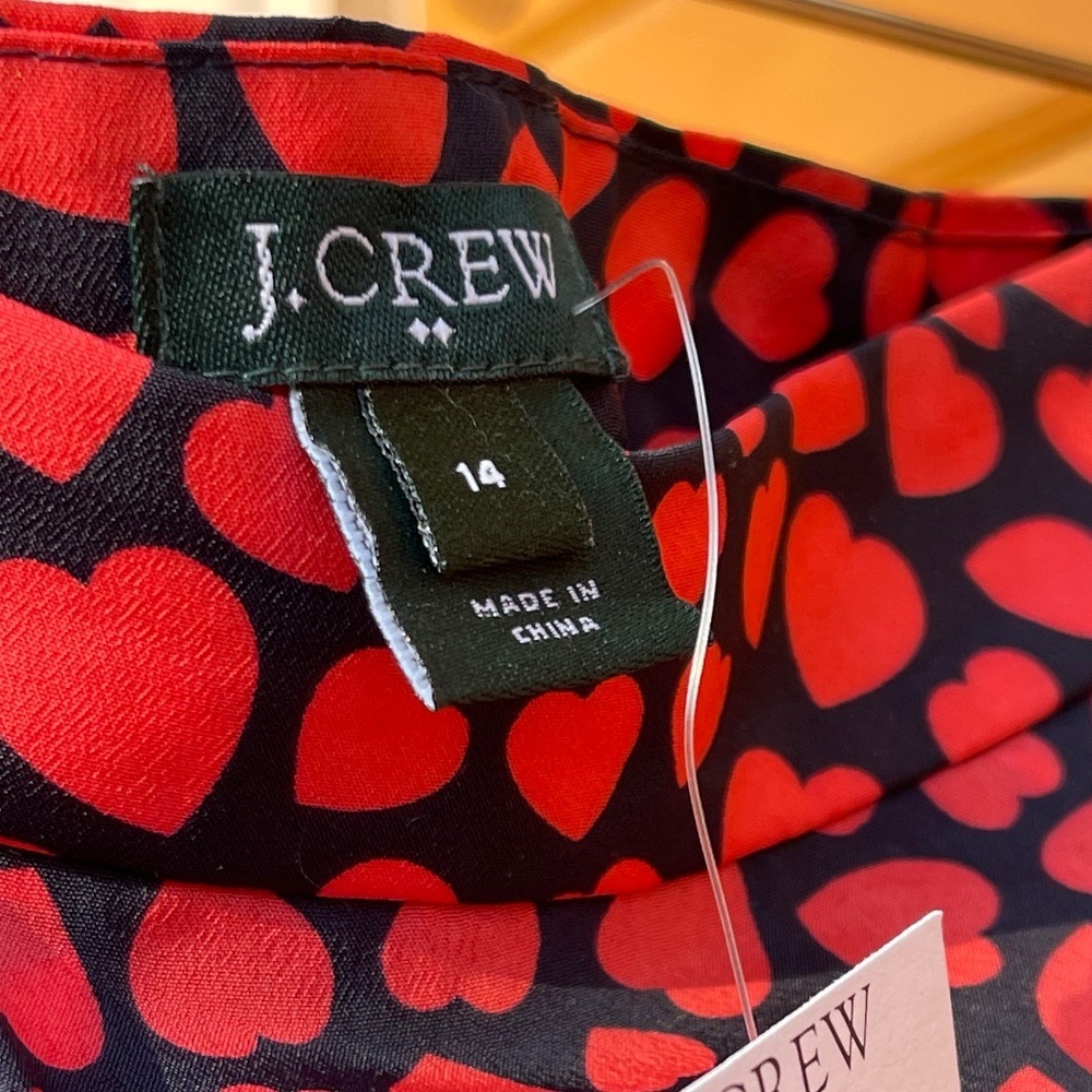 J.Crew Factory Heart Throb Skirt NWT sz 14